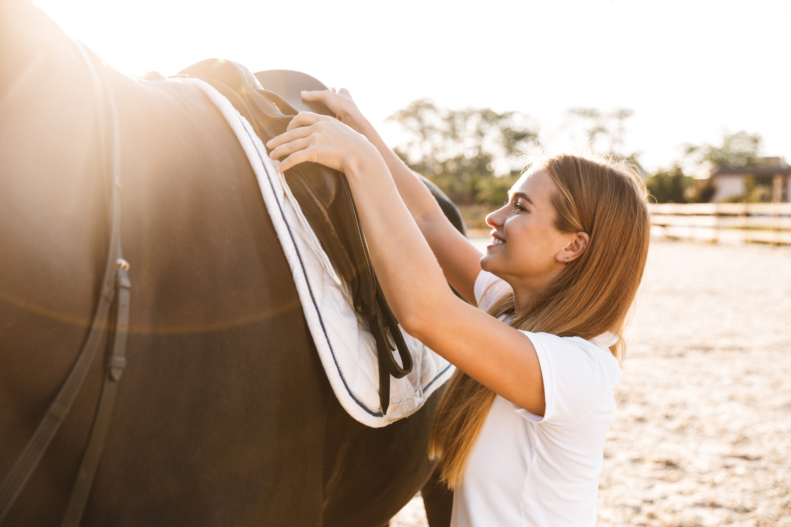 woman with horse